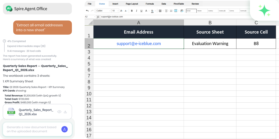 Extract and organize specific data points automatically.