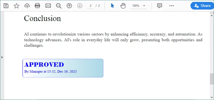 Add a text stamp to PDF using Python