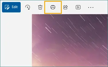 Choose Print from the menu