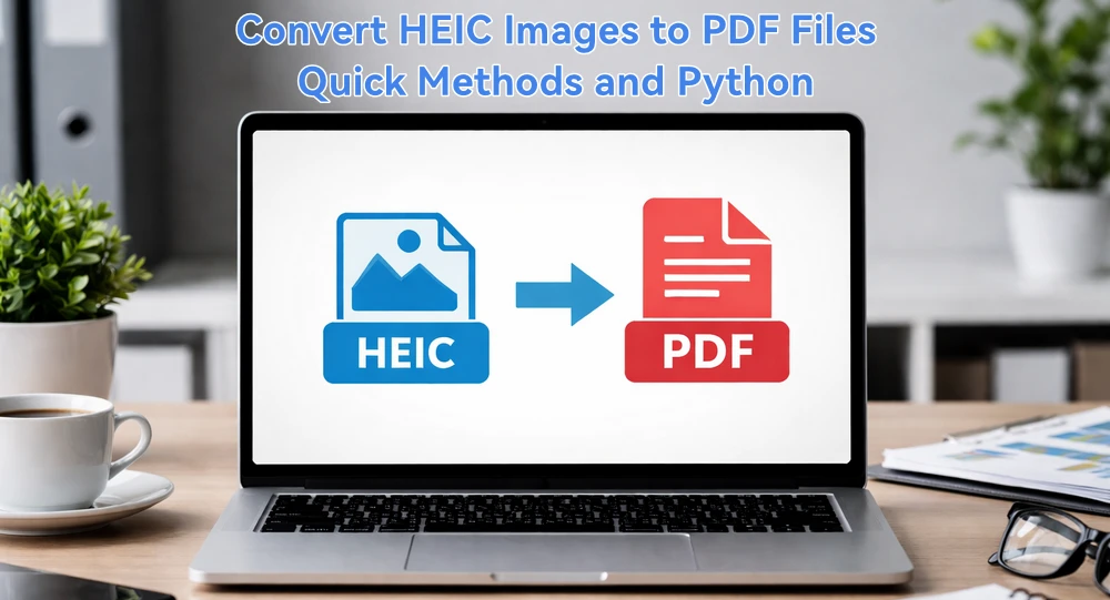 How to Convert HEIC to PDF with Online Tools, Desktop Software, & Python