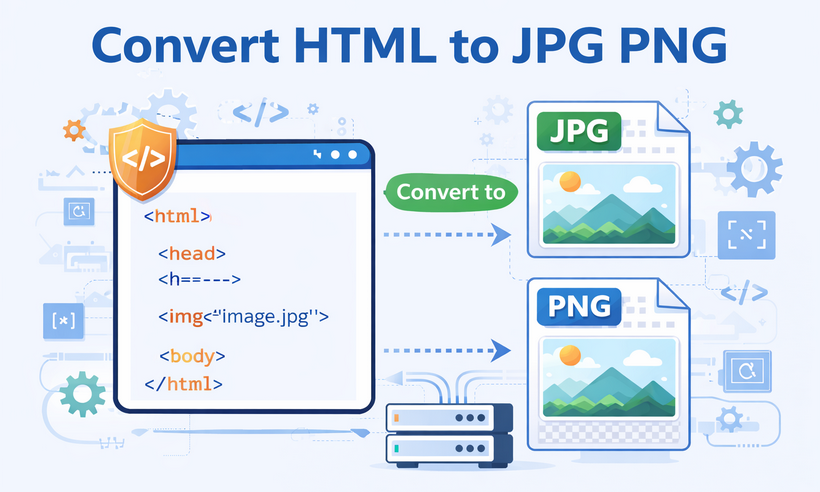 Metodi gratuiti per convertire immagini HTML in JPG o PNG