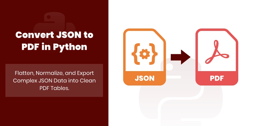 Преобразование JSON в PDF на Python