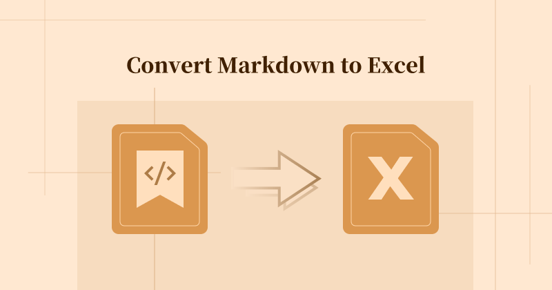 Guida passo-passo che mostra come convertire Markdown in Excel
