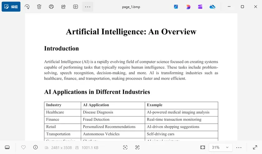Convertir un PDF en BMP avec Python