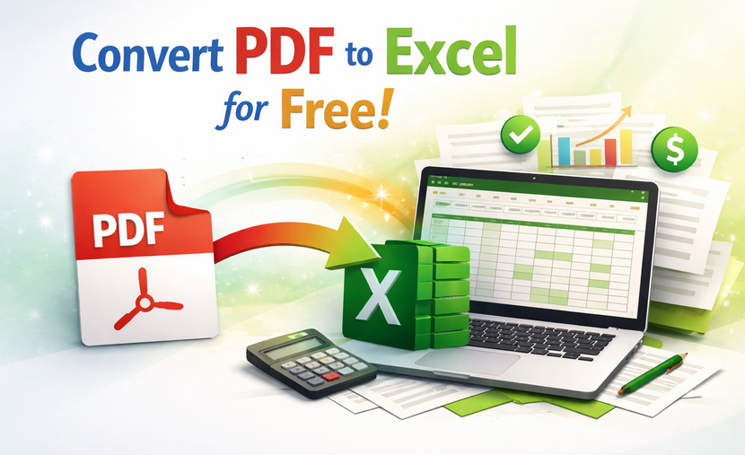 Explore the best free tools to convert PDF to Excel