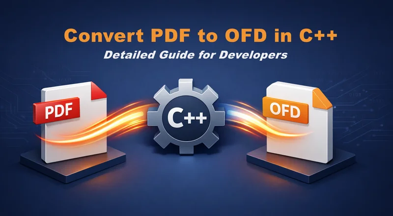 How to Convert PDF to OFD in C++