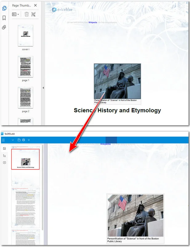 Convert a PDF File to OFD in C++