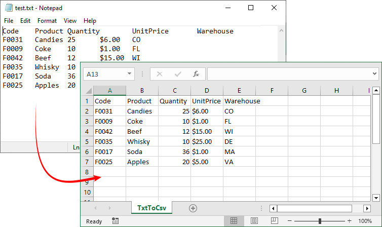Convertir TXT a CSV usando Python