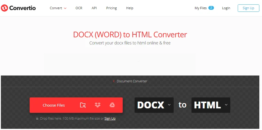 Convert Word to HTML Online for Free