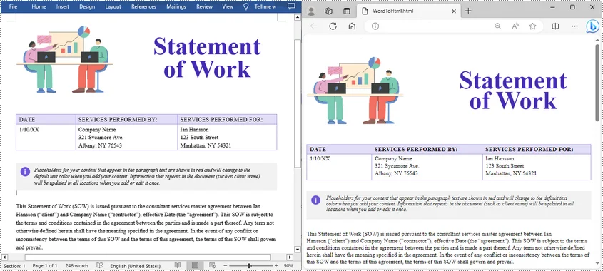 Batch Convert Word to HTML with C#