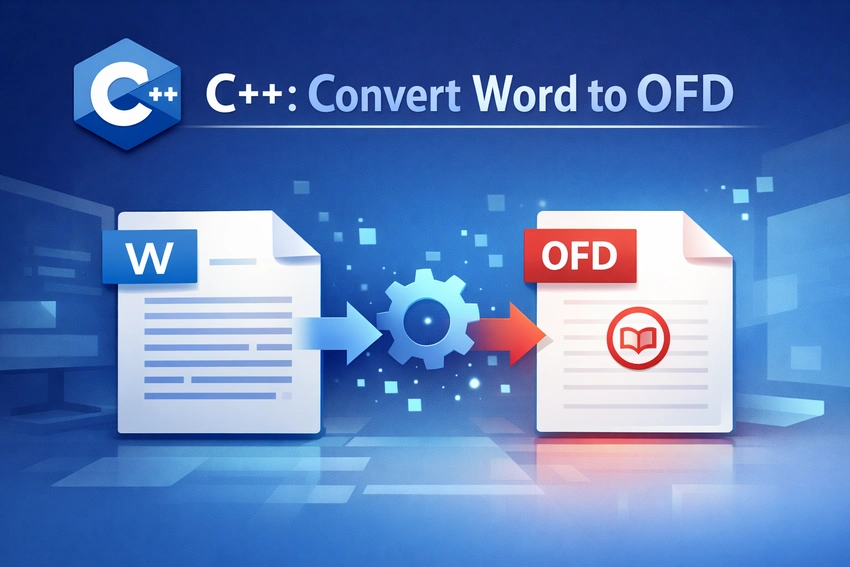 Convert Word to OFD in C++