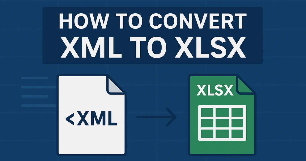 Tutorial sobre cómo convertir archivos XML a XLSX: de básico a avanzado