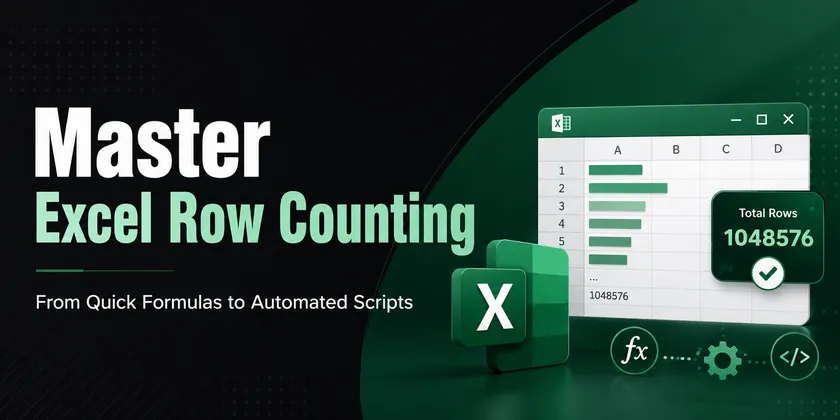 Zeilen in Excel zählen