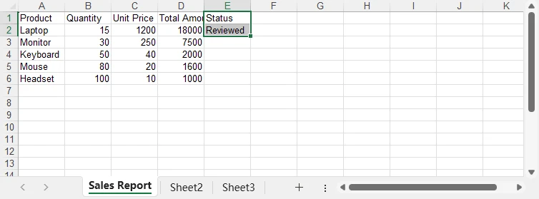Actualizar Hoja de Cálculo de Excel Usando Python