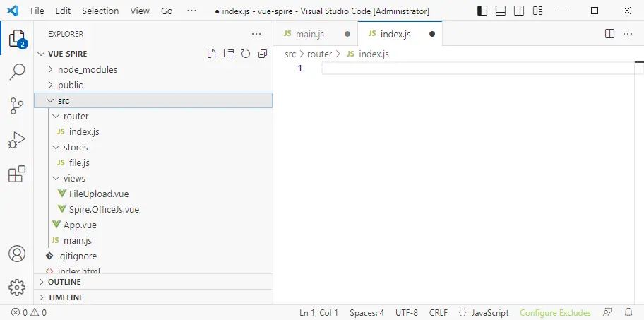 Create project structure