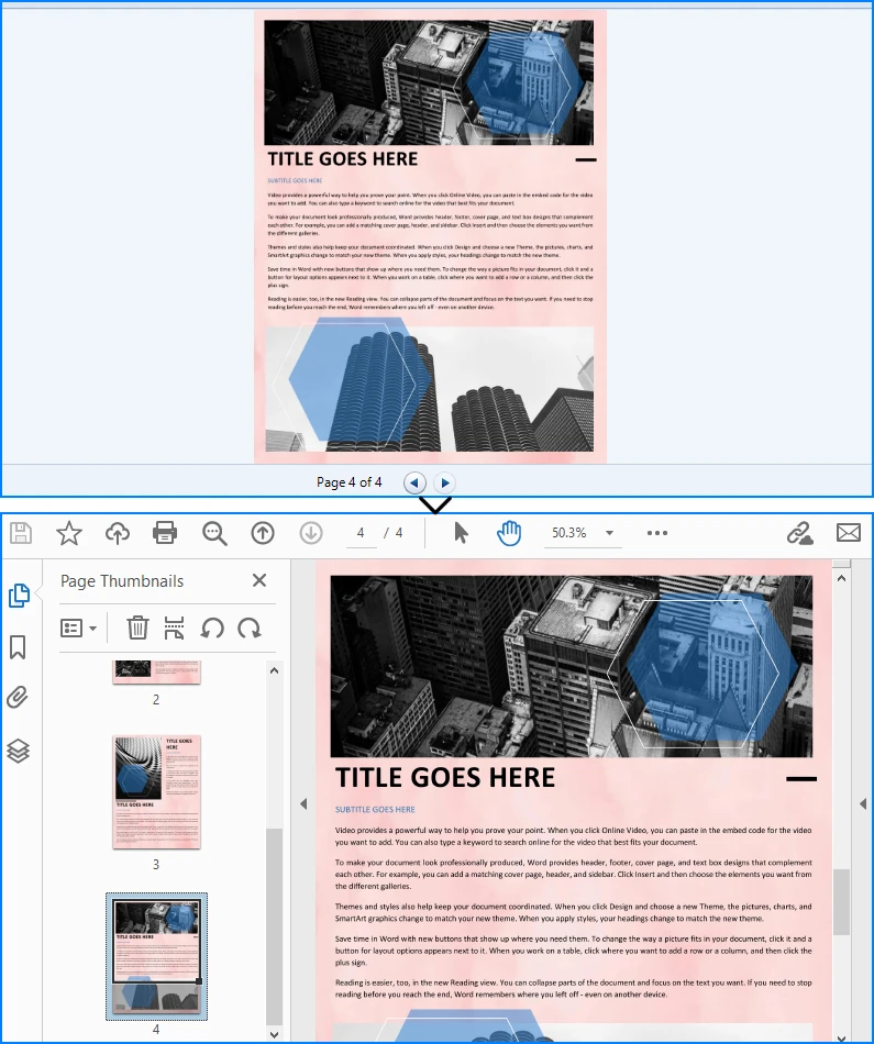 Convert Multi-Page TIFF to PDF