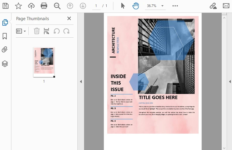 Fit TIFF Images into Standard PDF Pages