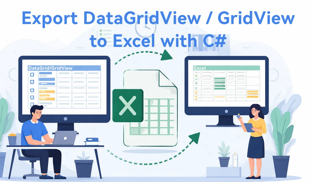 DataGrid/GridView to Excel Export with C#