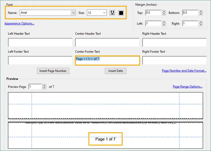Personalizar formatação do número da página