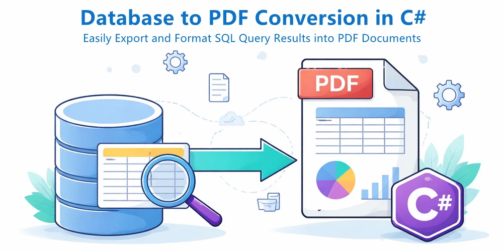 Tutorial on how to convert databases to PDF in C# using Spire.XLS for .NET