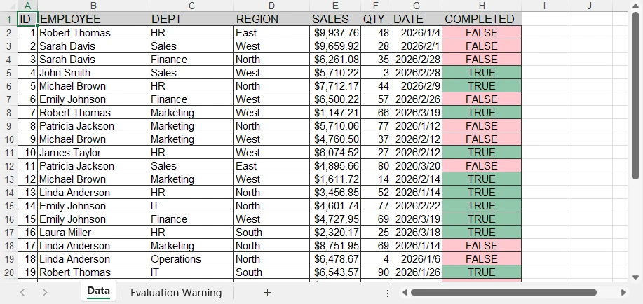 Aggiungi Grafico al Foglio Excel Generato da DBF