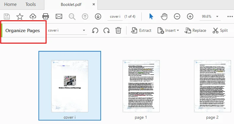 Duplicate Pages in PDF with Adobe Acrobat DC