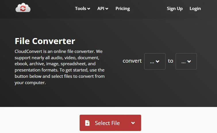 CloudConvert: An Versatile Toolkit for Converting EPUB to Text