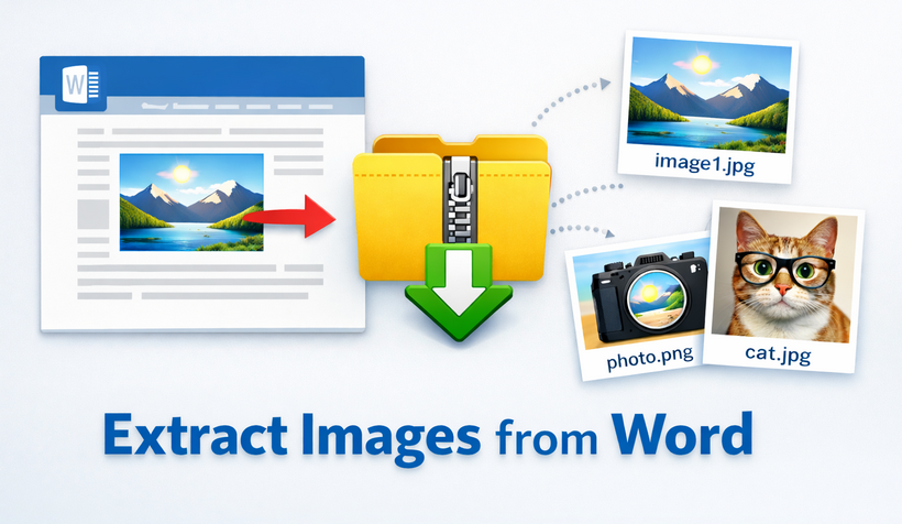 Best free methods to extract images from Word Doc or Docx