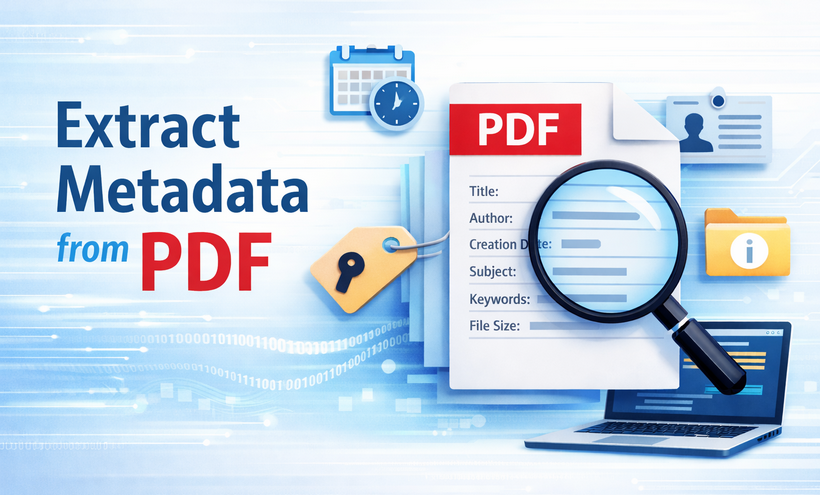 Full tutorial to extract PDF Metadata