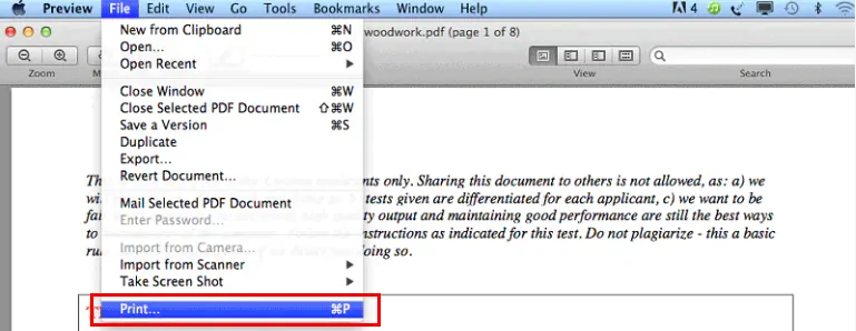 Achatar um PDF no Mac sem Instalar