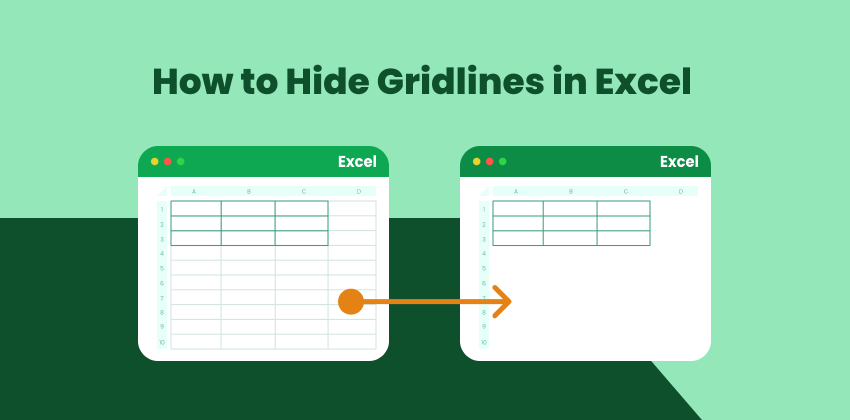 Hide Gridlines in Excel