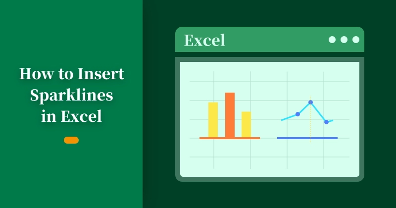 Step-by-Step Guide Showing How to Insert Sparkline in Excel