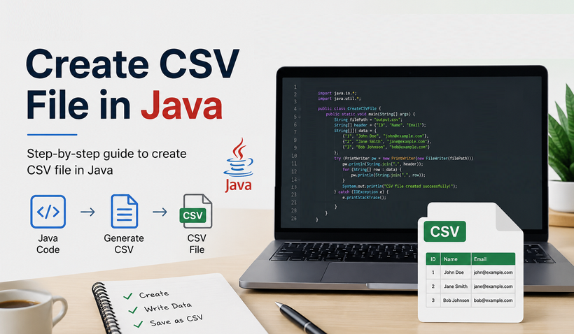 A developer's guide to create and write CSV files in Java