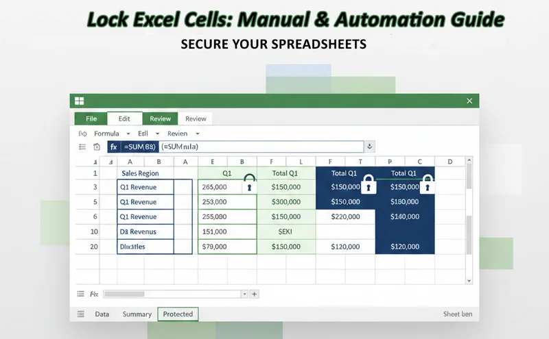 How to Lock Excel Cells without Effort