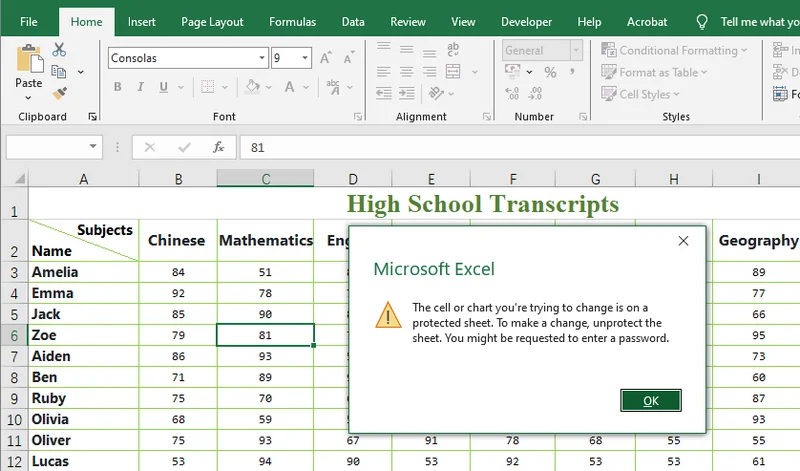 Excel Cells are locked with Free Spire.XLS for Python