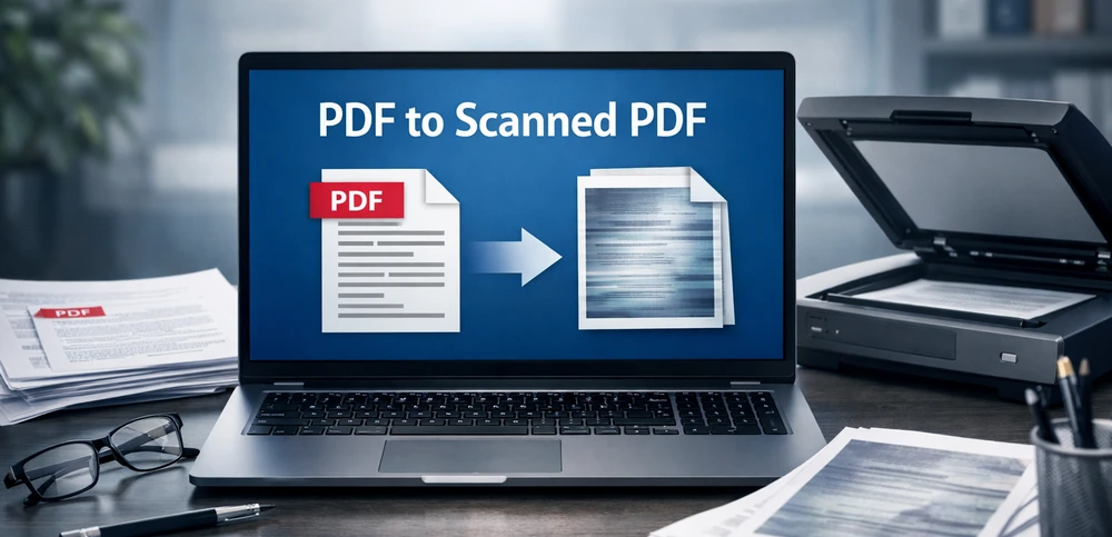 How to Convert PDF to Scanned PDF with Online Tools and Python