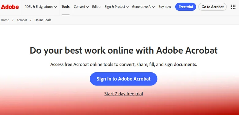 Convierte de PNG a Word Fácilmente con Adobe Acrobat Online