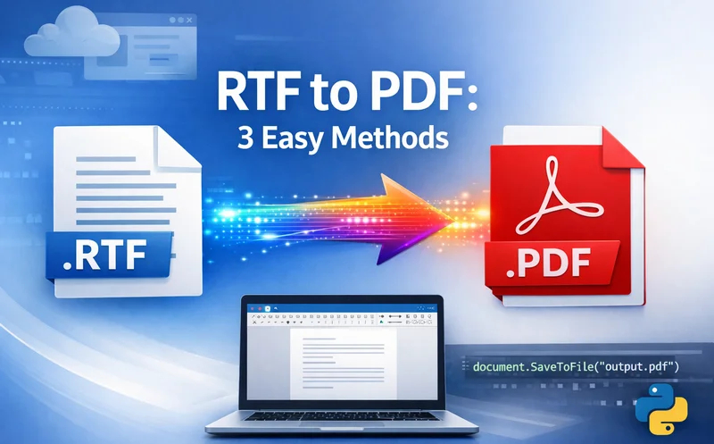 Convert RTF to PDF Online and Offline with 3 Proven Ways