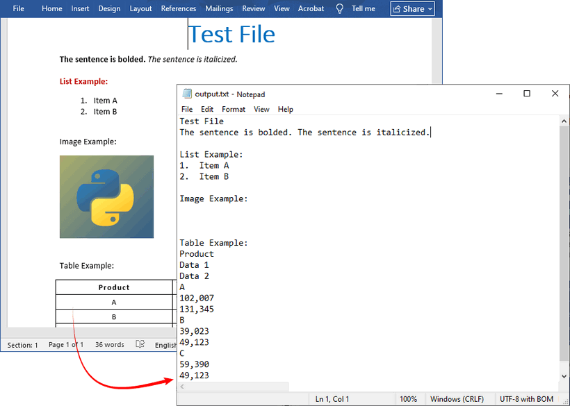 Converter arquivo RTF para TXT usando Python
