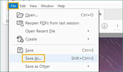 Save the generated document