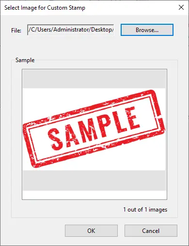 Import an image file