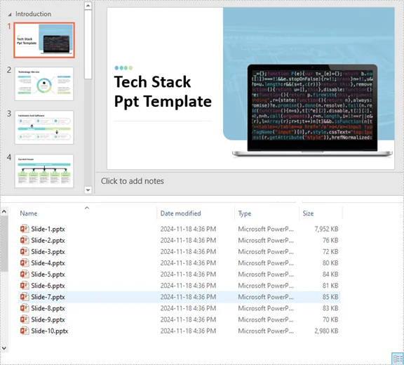 Python Script to Split PowerPoint Presentation