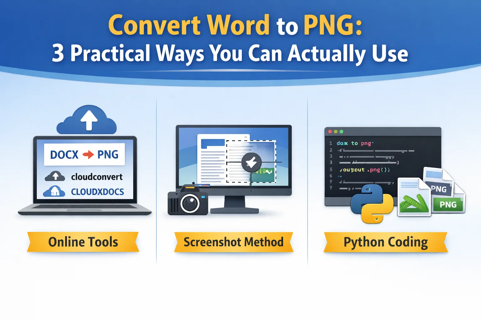 Convert Word Document to PNG Easily for Free